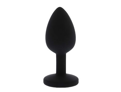 Mały silikonowy korek analny z różowym diamentem Dream Toys - 5