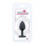 Mały silikonowy korek analny z różowym diamentem Dream Toys - 2