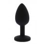 Mały silikonowy korek analny z różowym diamentem Dream Toys - 6