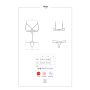 Body koronkowe Mixty Obsessive czarne S/M - 8