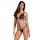 Body koronkowe Mixty Obsessive czarne S/M