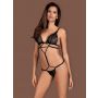 Body koronkowe Obsessive Mixty czarne L/XL - 4