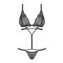 Body koronkowe Obsessive Mixty czarne L/XL - 6