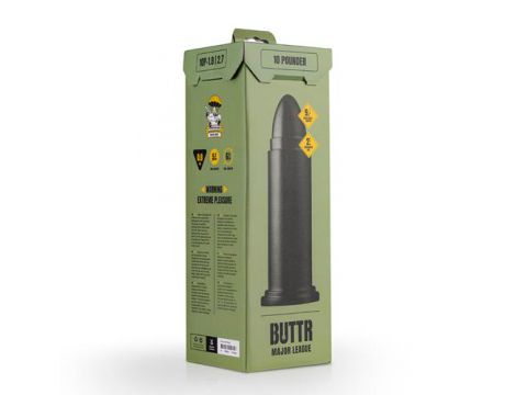 Korek analny BUTTR 10 Pounder czarny EasyToys - 5
