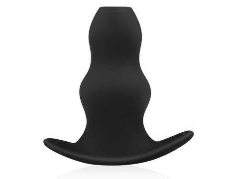 Korek analny wydrążony EasyToys silikonowy czarny 14 cm - 2