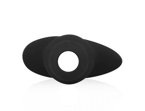 Korek analny wydrążony EasyToys silikonowy czarny 14 cm - 3