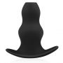 Korek analny wydrążony EasyToys silikonowy czarny 14 cm - 3