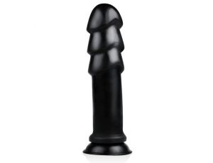 Dildo analne XXL BUTTR z przyssawką czarne 29 cm