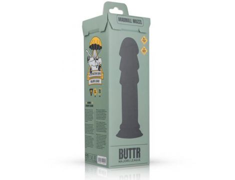 Dildo analne XXL BUTTR z przyssawką czarne 29 cm - 5