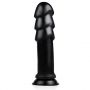 Dildo analne XXL BUTTR z przyssawką czarne 29 cm - 2