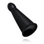 Korek analny BUTTR XXL żebrowany czarny z przyssawką 26 cm - 3