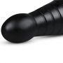 Korek analny BUTTR XXL żebrowany czarny z przyssawką 26 cm - 4