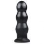 Korek analny BUTTR Tactical III żebrowany XXL czarny - 2