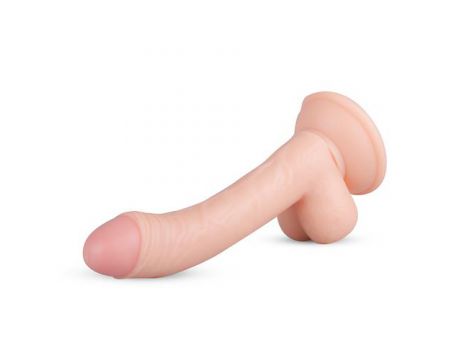 Dildo realistyczne z żyłami Vince EasyToys beżowe 19 cm - 3