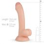 Dildo realistyczne z żyłami Vince EasyToys beżowe 19 cm - 5