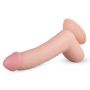 Dildo realistyczne EasyToys Cliff beżowe z przyssawką 22 cm - 5