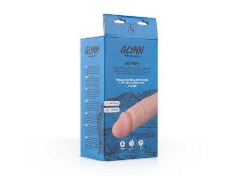 Dildo realistyczne Glynn EasyToys beżowe 25 cm - 6