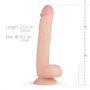 Dildo realistyczne Elvin XL EasyToys beżowe 28 cm - 5