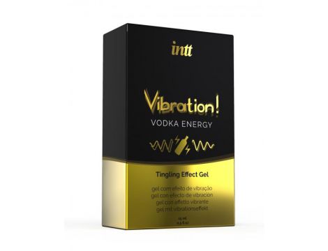 Żel wibrujący smak wódki Intt 15 ml - 3