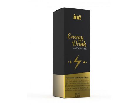 Żel do masażu Intt Energy Drink rozgrzewający 30 ml - 3