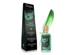 Zestaw do masażu ust Orgie jabłkowy 100ml