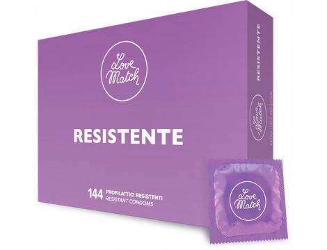 Prezerwatywy ultra odporne Love Match Resistente 144 sztuki