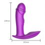 Wibrator analny majtkowy silikonowy B Series Fox USB z ogrzewaniem - 11