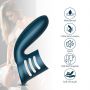 Pierścień wibracyjny silikonowy B Series Fox niebieski USB 7 trybów - 18