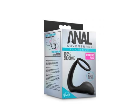 Czarny Pierścień z Wtyczką Analną - 11