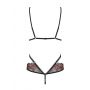Body Megies Obsessive geometryczne koronkowe czarne S/M - 7