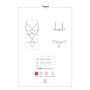 Body Megies Obsessive geometryczne koronkowe czarne S/M - 8