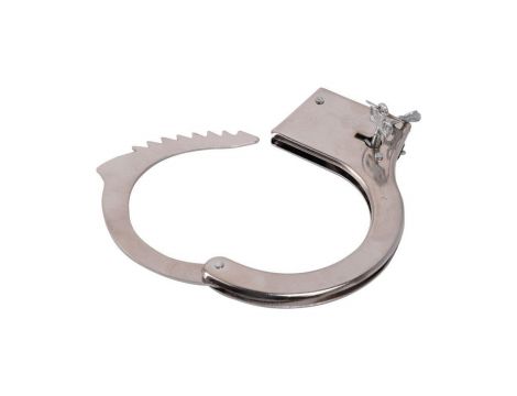 Kajdanki stalowe Toyz4lovers srebrne łańcuszek 7 cm - 2