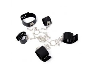 Ściągacz łańcuchowy Hogtie Toyz4lovers czarny