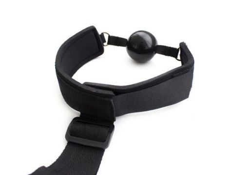 Zestaw bondage z kagańcem Costrittivio czarny Toyz4lovers - 3