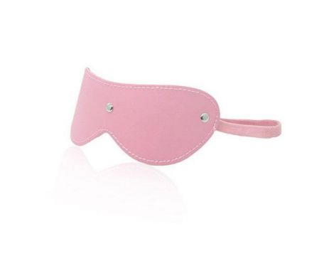 Opaska na oczy skórzana Toyz4lovers różowa - 2