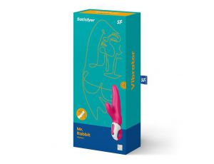 Wibrator króliczek Satisfyer Vibes Mr Rabbit silikonowy USB 22 cm