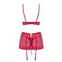 Komplet bielizny Lividia Obsessive czerwony S/M - 2
