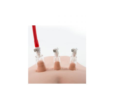 Pompka do łechtaczki Temptasia Blush z 3 cylindrami - 11