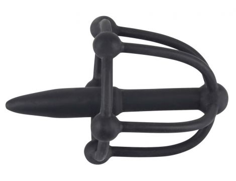 Plug penisa z klatką na żołądź Penisplug silikonowy 5,7 cm - 4