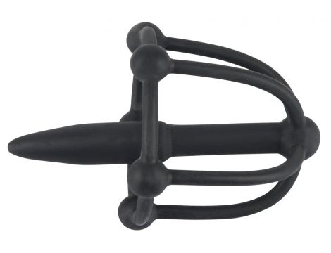 Plug penisa z klatką na żołądź Penisplug silikonowy 5,7 cm - 3