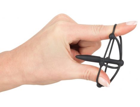 Plug penisa z klatką na żołądź Penisplug silikonowy 5,7 cm - 11