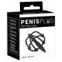 Plug penisa z klatką na żołądź Penisplug silikonowy 5,7 cm - 2