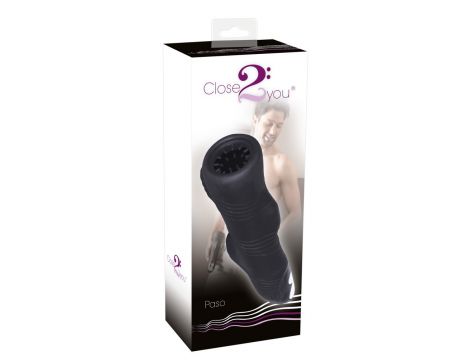 Masturbator wibrujący Paso nero silikonowy 27 cm - 11