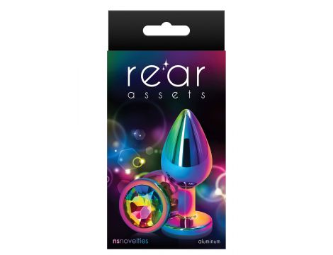 Korek analny aluminium Rear Assets multicolor M - 2