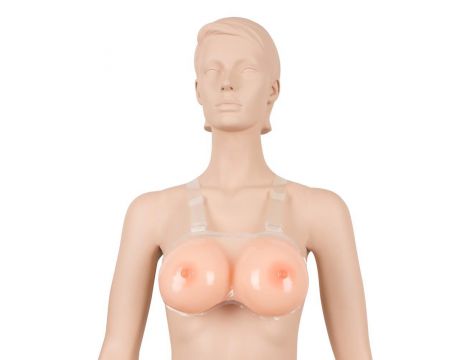 Silikonowe piersi z regulowanymi ramiączkami Cottelli ACCESSOIRES - 6