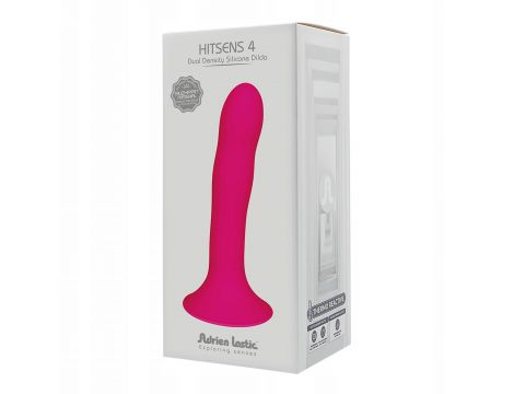 Dildo analne super miękkie Hitsens 4 Adrien Lastic różowe 17 cm - 2