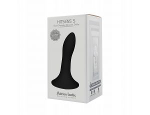 Super miękkie dildo analne Hitsens 5 Adrien Lastic czarny 13 cm
