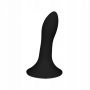 Super miękkie dildo analne Hitsens 5 Adrien Lastic czarny 13 cm - 5