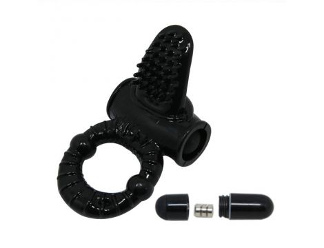 Pierścień wibrujący z językiem Baile Tongue 10 cm - 4