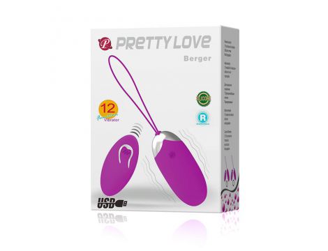 Bezprzewodowe wibrujące jajko Pretty Love Berger 12 funkcji - 7